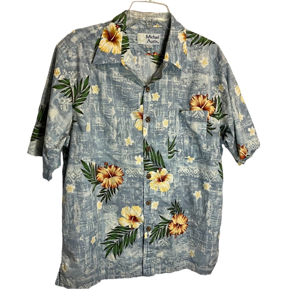 Vintage Michael Austin Tropical Shirt